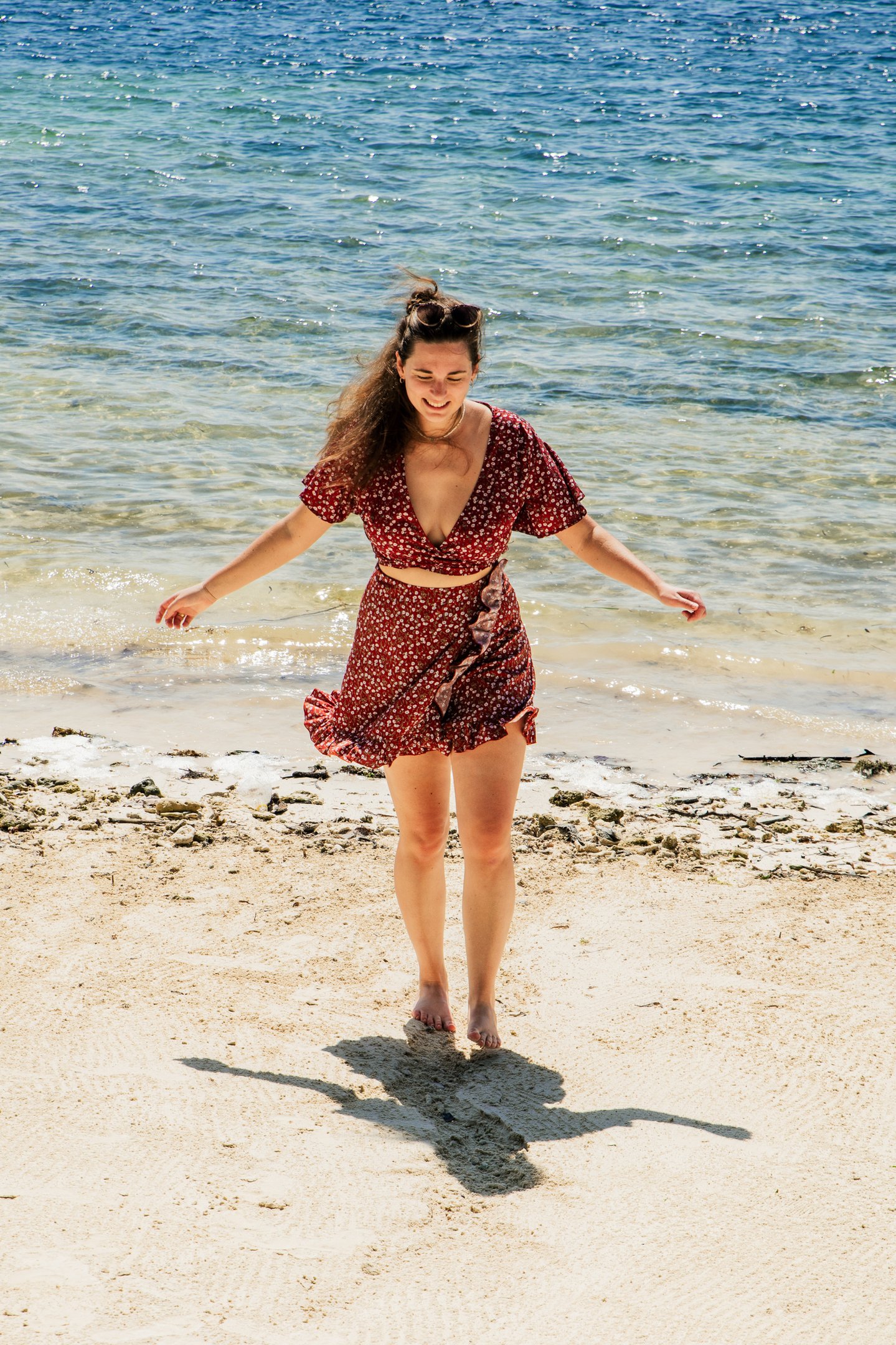 Jana am Strand