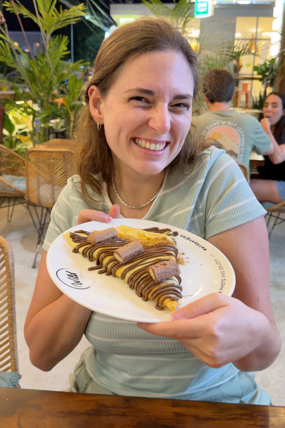 Jana mit Essen