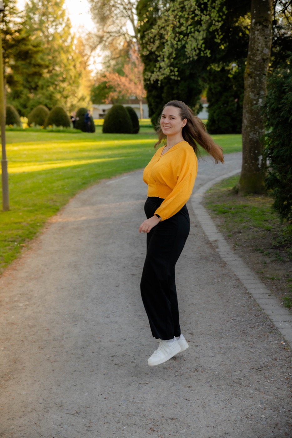Jana Oettlin im Schlosspark
